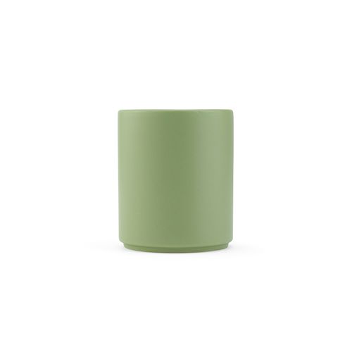 verde mate Taza de cerámica Tiber 250. 240 ml. Acabado mate