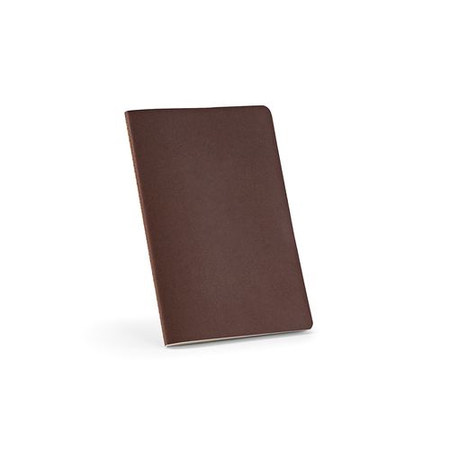 marrón Cuaderno Bronte A5 de tapa blanda de cartón reciclado. Papel FSC®