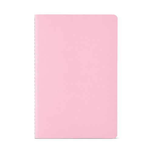 Cuaderno Bronte A5 de tapa blanda de cartón reciclado. Papel FSC