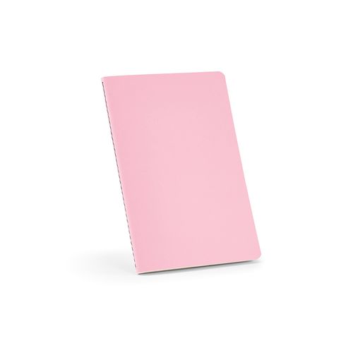 pink Cuaderno Bronte A5 de tapa blanda de cartón reciclado. Papel FSC