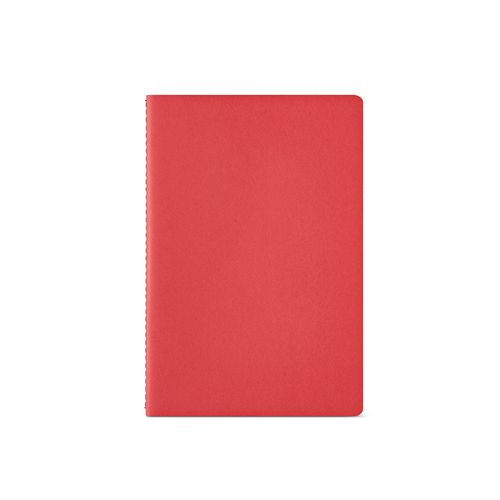 red Cuaderno Bronte A5 de tapa blanda de cartón reciclado. Papel FSC®