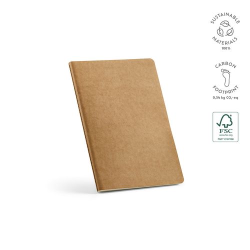 Carnet Bronte A5 couverture souple carton recyclé