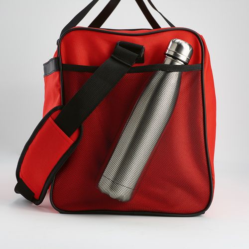 red Bolsa de deporte São Paulo L; 50L, de rPET ripstop. Reflectante