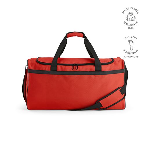 red Bolsa de deporte São Paulo L; 50L, de rPET ripstop. Reflectante
