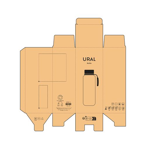 Gourde Ural rInox 820ml. Double paroi, étanche. Bouchon 360°