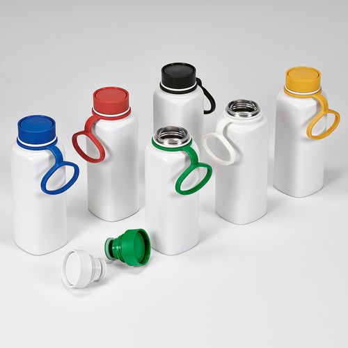 Botella Ural;rInox, 820 ml. Doble pared,hermética.Tapa  giro 360°