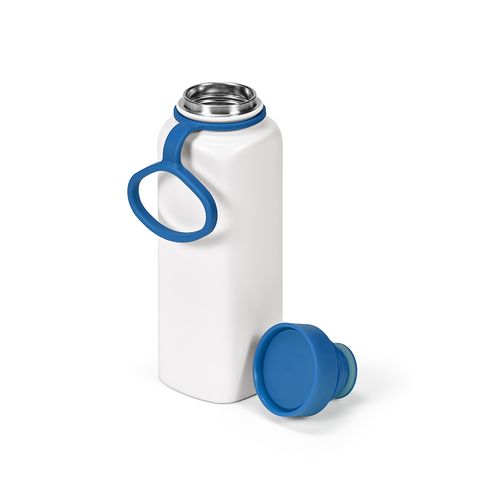 blue Botella Ural;rInox, 820 ml. Doble pared,hermética.Tapa giro 360°