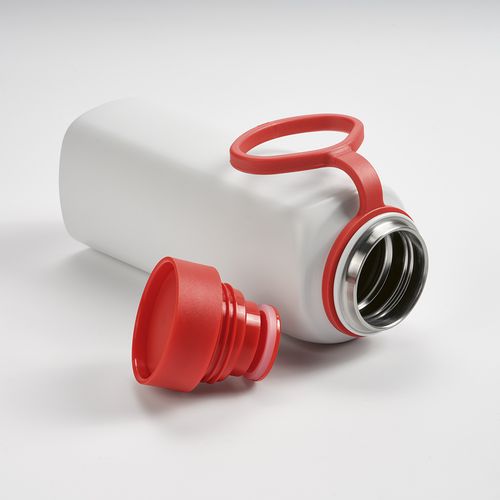 Botella Ural;rInox, 820 ml. Doble pared,hermética.Tapa  giro 360°