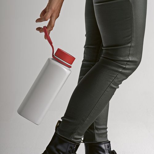 Botella Ural;rInox, 820 ml. Doble pared,hermética.Tapa  giro 360°