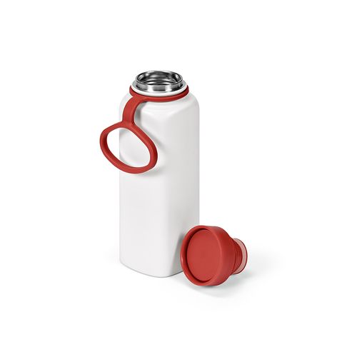 Botella Ural;rInox, 820 ml. Doble pared,hermética.Tapa  giro 360°