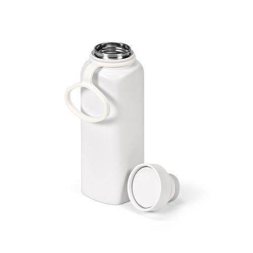 Botella Ural;rInox, 820 ml. Doble pared,hermética.Tapa  giro 360°