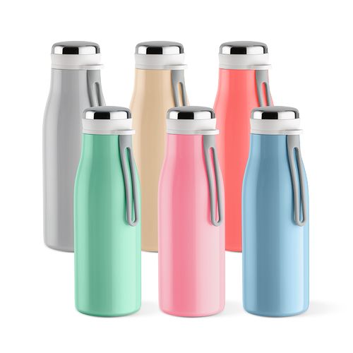 Gourde Arkansas 350 rInox 400ml.Double paroi, étanche,poignée