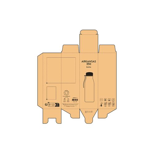 Botella Arkansas 350; rInox 400 ml. Doble pared, hermética y asa
