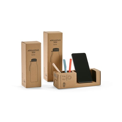 Botella Arkansas 350; rInox 400 ml. Doble pared, hermética y asa