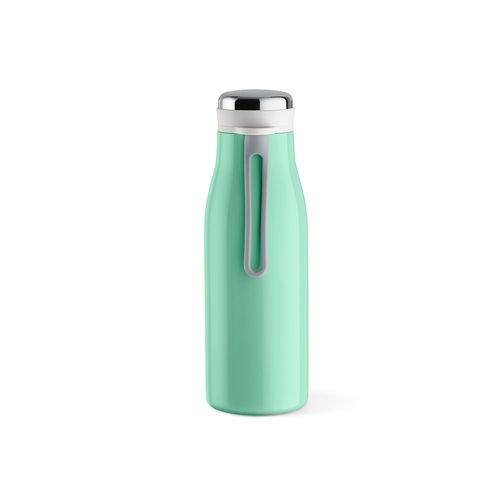 verde pastel Botella Arkansas 350; rInox 400 ml. Doble pared, hermética y asa