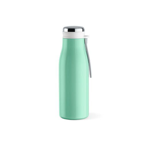verde pastel Botella Arkansas 350; rInox 400 ml. Doble pared, hermética y asa