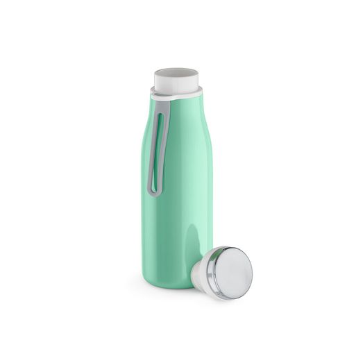 Botella Arkansas 350; rInox 400 ml. Doble pared, hermética y asa