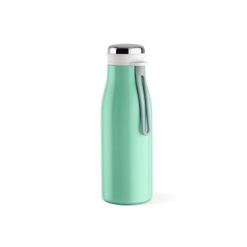 verde pastel Botella Arkansas 350; rInox 400 ml. Doble pared, hermética y asa