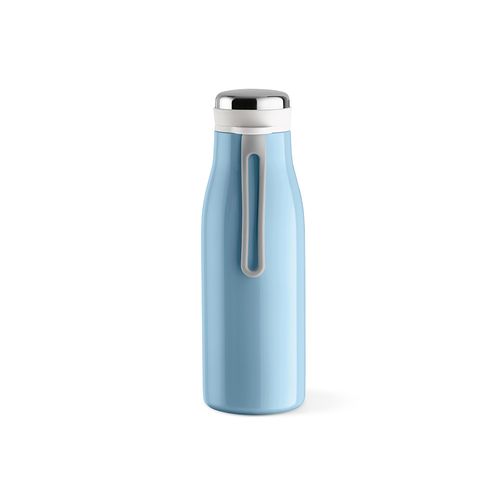 azul / blanco pastel Botella Arkansas 350; rInox 400 ml. Doble pared, hermética y asa