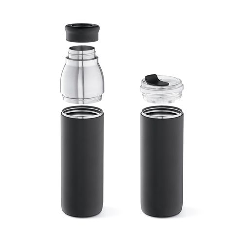 black Botella Colorado; 2 en 1, rInox, 760 ml. Doble pared y hermética