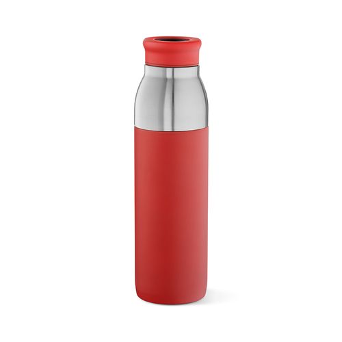 BOTELLA COLORADO; 2 EN 1, RINOX, 760 ML. DOBLE PARED Y HERMÉTICA