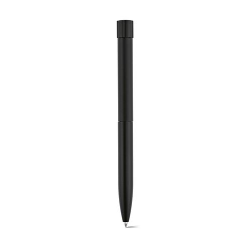 Bolígrafo Borges de rAluminio. Tinta Dokumental® negra de 1 km