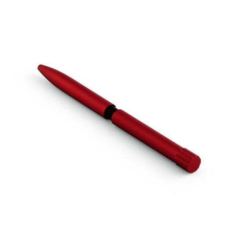 Bolígrafo Borges de rAluminio. Tinta Dokumental® negra de 1 km
