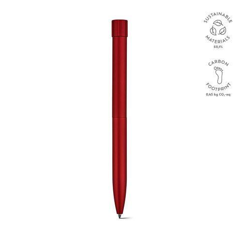 Bolígrafo Borges de rAluminio. Tinta Dokumental® negra de 1 km