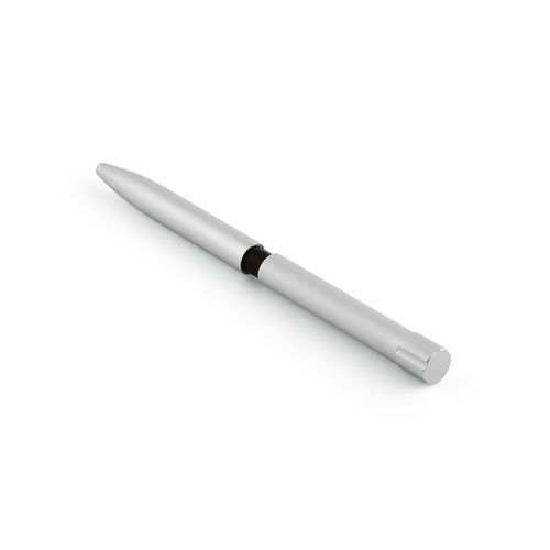 Bolígrafo Borges de rAluminio. Tinta Dokumental® negra de 1 km