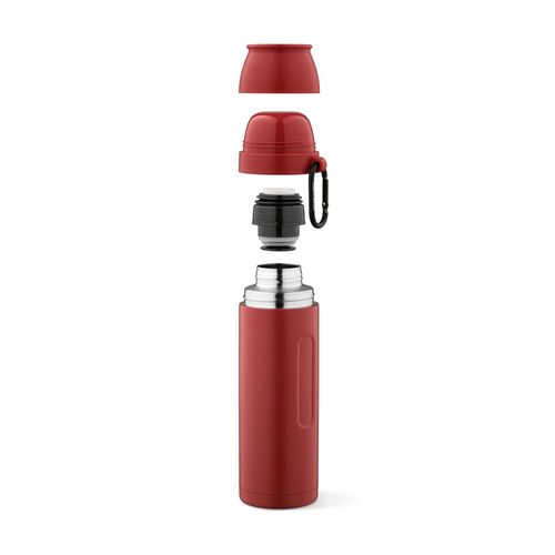 Thermos Loire inox 810 ml. 2 gobelets et mousqueton