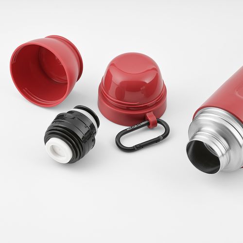 burdeos Termo Loire; de rInox, 810 ml. Incluye 2 tazas y mosquetón