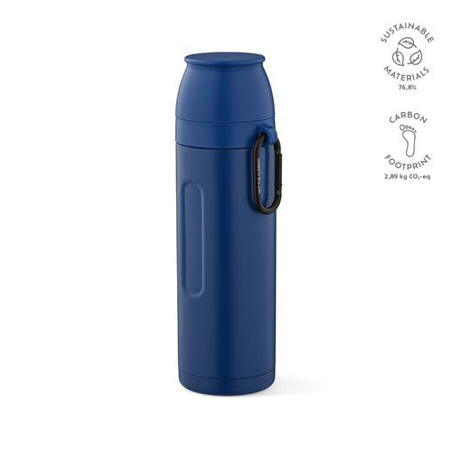 Termo Loire; de rInox, 810 ml. Incluye 2 tazas y mosquetón