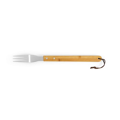 Set barbecue Turner bambou,mallette: pince, fourchette et spatule
