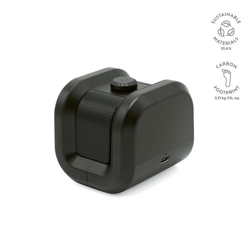 black Altavoz Boomz: rABS, 800 mAh. 5 horas playtime. 5W y sistema TWC