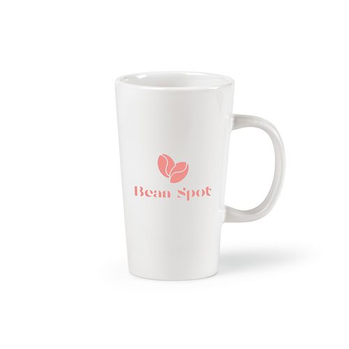 white Taza Mekong de cerámica. 310 ml