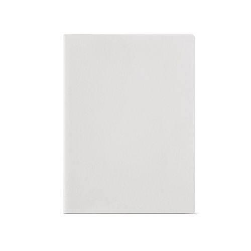 Libreta Bronte A4 de tapa blanda de cartón reciclado. Papel FSC