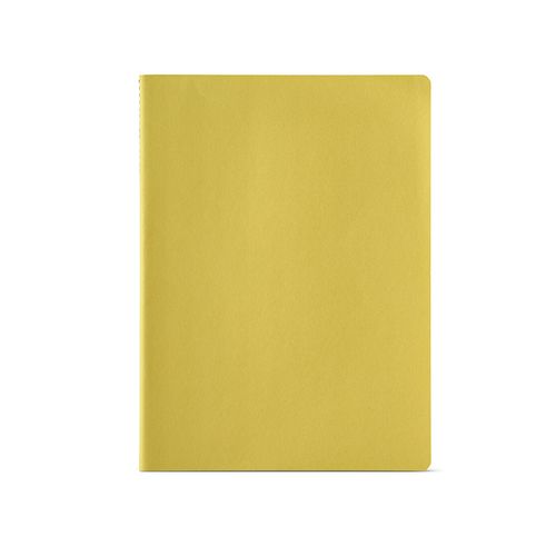 Libreta Bronte A4 de tapa blanda de cartón reciclado. Papel FSC