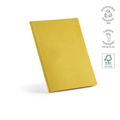 Carnet Bronte A4 couverture souple carton recyclé