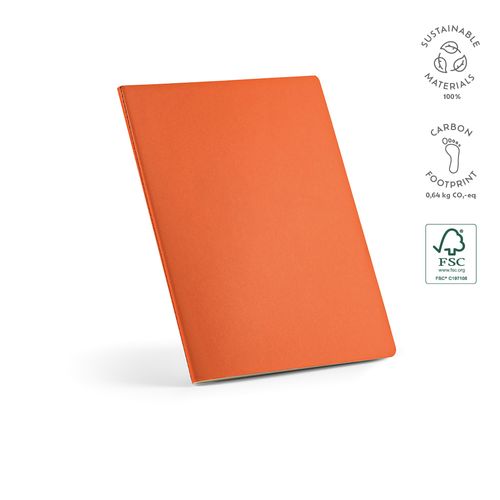 Carnet Bronte A4 couverture souple carton recyclé