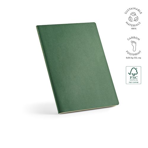 Carnet Bronte A4 couverture souple carton recyclé