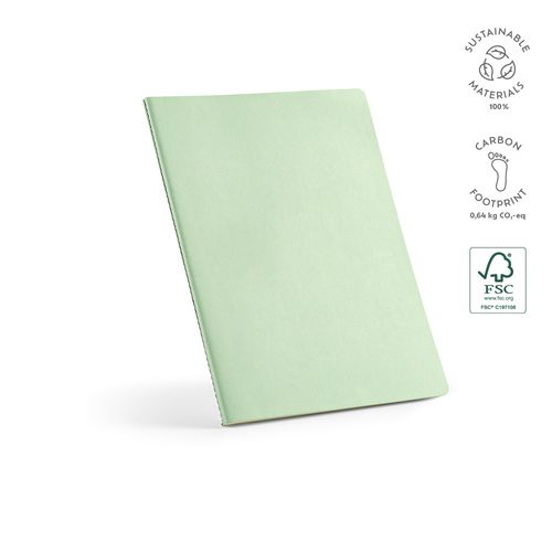 Carnet Bronte A4 couverture souple carton recyclé