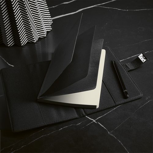 Carnet Melville rPET, fermeture métal, 192p 70g/m²