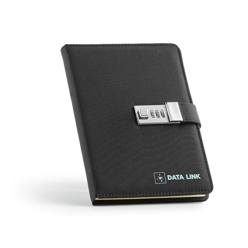 Carnet Melville rPET, fermeture métal, 192p 70g/m² - 11