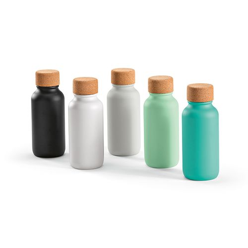 Gourde Volga rInox 530ml. Bouchon liège. Paroi simple, étanche