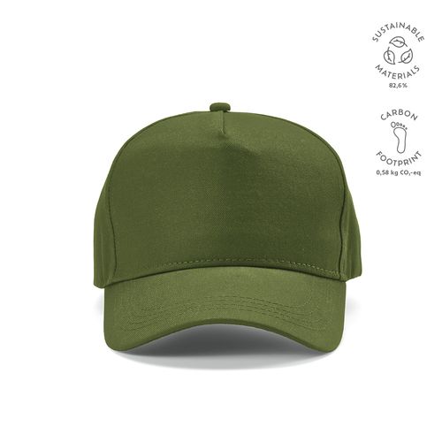 Casquette Hendrix, rCOTON 280 g/m². 5 pans, boucle métallique