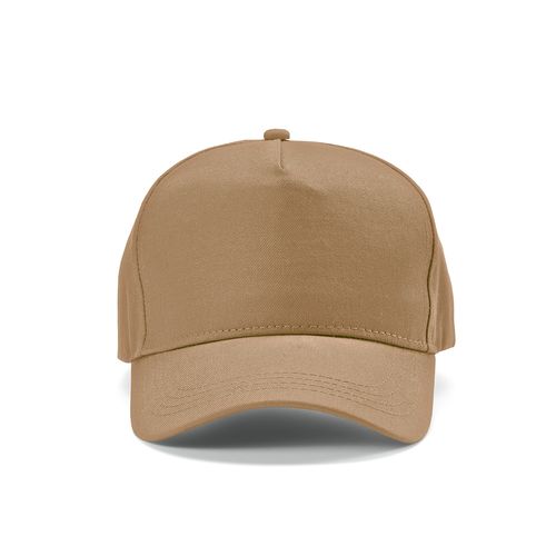 Gorra Hendrix de rCotton de 280 gsm. 5 paneles y cierre metálico