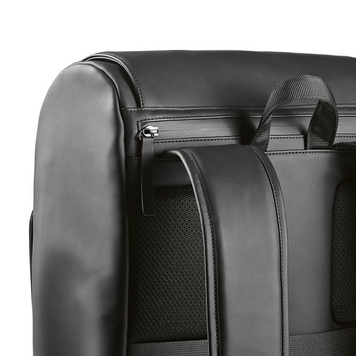 Mochila Lisbon; 20L de PU reciclado, para portátil de 15.6