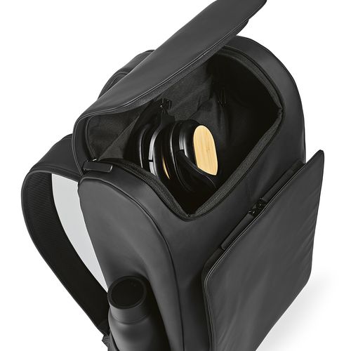 Mochila Lisbon; 20L de PU reciclado, para portátil de 15.6