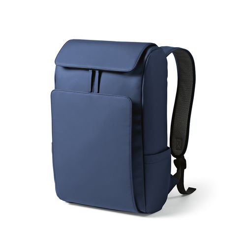 blue Mochila Lisbon; 20L de PU reciclado, para portátil de 15.6