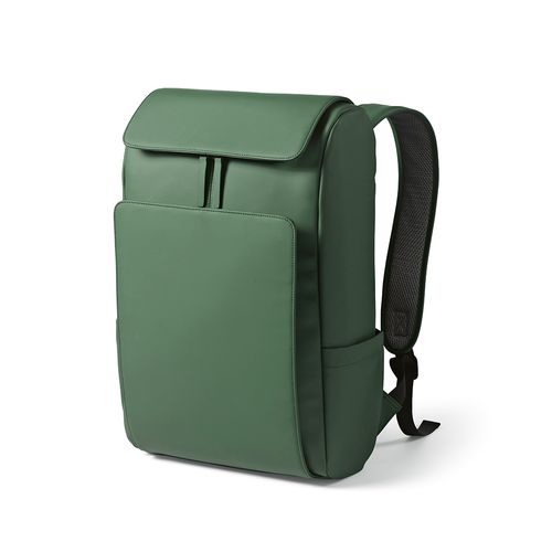 green Mochila Lisbon; 20L de PU reciclado, para portátil de 15.6